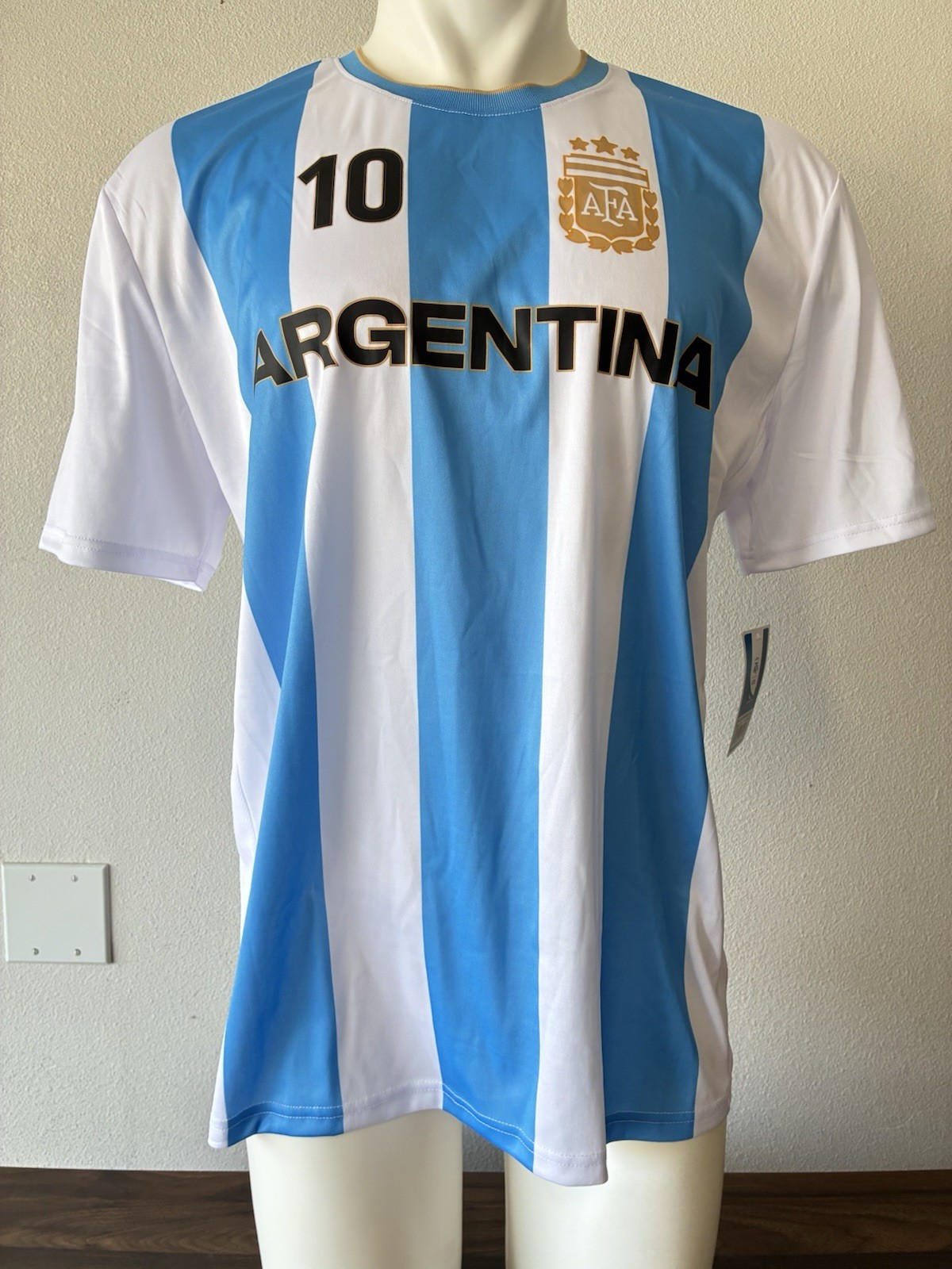Argentina National Team Lionel Messi Soccer Jersey AFA Men's XL NWT