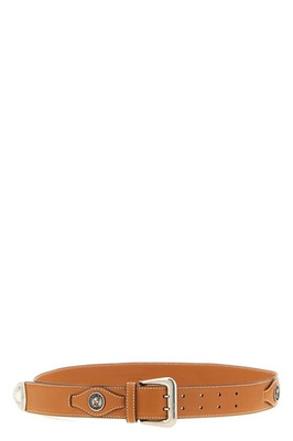 ERMANNO SCERVINO Brown 40mm Leather Belt New