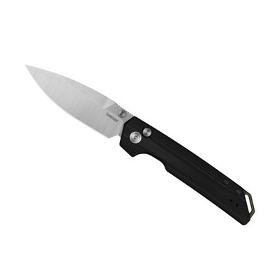 Kershaw Iridium Button Lock Folding Knife 3.45'' Spear Point Blade G10 Handle3038