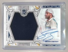 GRIGOR DIMITROV 2024 Topps Royalty Tennis Superior Relic PATCH BLUE AUTO #d /25