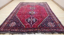 Large CARPET RUG Wool Vintage HAND MADE Living Room ORIENTAL 9ft 11" x 7ft 1"