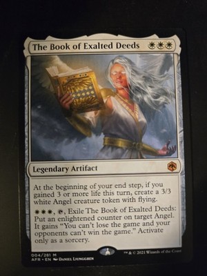 The Book of Exalted Deeds NM Adventures in the Forgotten Realms MTG FREE SHIP