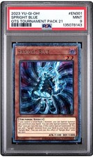 YuGiOh! Spright Blue (Ultimate Rare) | OP21-EN001 OTS Tournament Pack 21 psa 9
