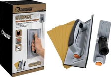 Drywall Corner Sander - Hand Sander with 6PC Oxide Mesh Sandpaper for Corner Wal