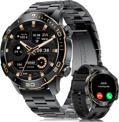 Smartwatch Herren Mit Telefonfunktion, 1.43'' AMOLED Touchscreen, Fitnessuhr Mit