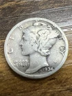 1934 Mercury Dime Great Value Actual Coin. Great Add For Any Collection