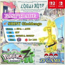   6IV SHINY Gholdengo  EVS   POKEMON LEGENDS ZA  Online delivery  ALPHA