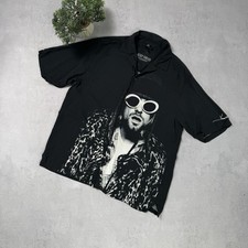 H&M Kurt Cobain Overprint Button Up Men Shirt...
