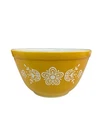 Vintage Pyrex Butterfly Gold Glass Mixing Bowl 401 Nesting 1 1/2 Pints Decor USA