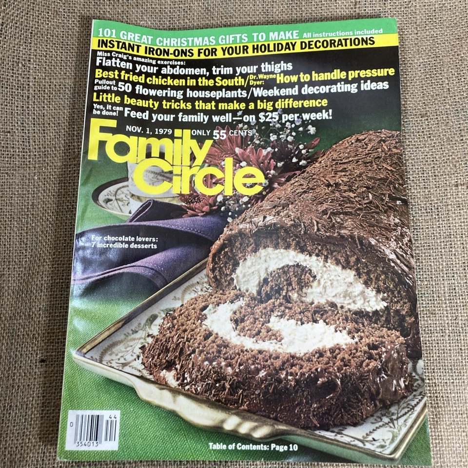 Vintage 1979, Family Circle Magazine -  Nov 1 & Nov 20, Lot of 2 Foto 4 de 4