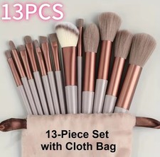 Set of 13 Soft Makeup Brushes for All Beauty Needs from Beginner to Professional
