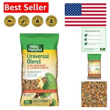 10 lb Universal Bird Blend: Healthy Nutrition for Cockatiels, Lovebirds  More