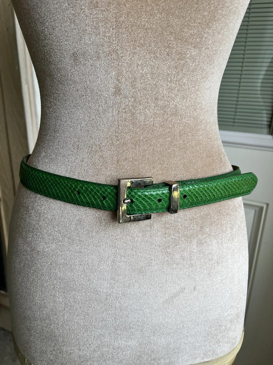 Snakeskin Green Belts for Women for sale | eBay display picture 2