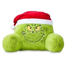 The Grinch Soft Cushion Plush Toy Green Fur Monster Hug Doll Pillow Xmas Gift UK