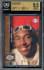 1996-97 Upper Deck #58 Kobe Bryant Rookie Card Graded BGS 9.5. rookie card picture