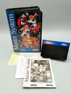 Gunstar Heroes (Sega Master System Complete CIB, Authentic & Tested W Reg