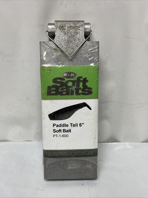 DO-IT 96021 6-inch Paddle Tail Soft Bait Mold For Freshwater & Saltwater Fishing