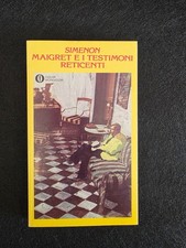 Oscar Mondadori Maigret e i Testimoni Reticenti di Simenon Anno 1977