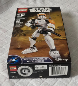 Disney Star Wars Lego 75108 Clone Commander Cody Buildable Figure Factory Sealed