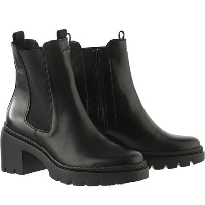 Högl Thea Women's Black Leather Ankle Boots Casual Fashion 8105513-0100