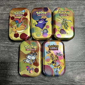ebay pokemon cards tins Lumiose City Pokemon Mini Tin Display of 10 tins New sealed