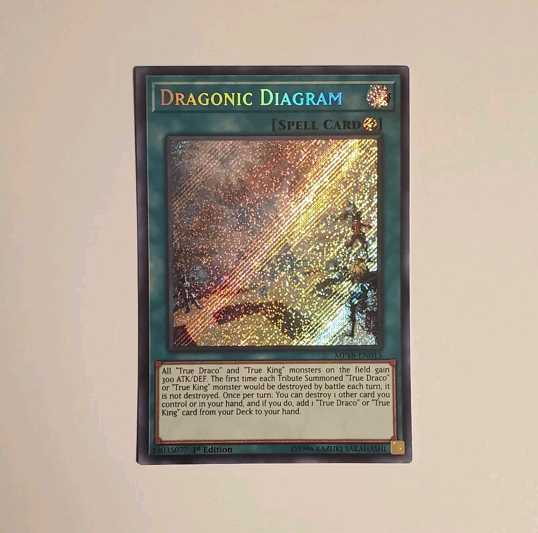 Dragonic Diagram Secret Rare MP18 Mega Tins 2018 Trading Card