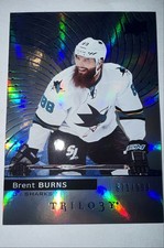 2017-18 Upper Deck Trilogy - Brent Burns Blue Foil Insert /999 Sharks Legend!