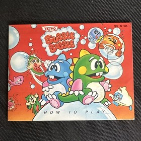 Bubble Bobble (NES) - with Manual and Case