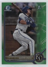 2022 Bowman Draft Chrome Green Refractor 56/99 Gavin Cross #BDC-6 0e3u