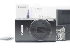 Canon IXY 650 Black Compact Digital Camera w/ Box Un Used Z6314A