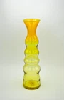 Vintage Blenko Glass Vase - Design #6733 - Lemon Color (1968-1969)
