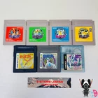 Gameboy Pokemon Red Blue Green Yellow Pikachu Gold Silver Crystal 7 set