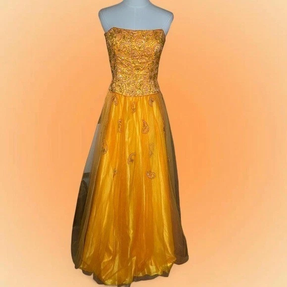 green emerald velvet dress Sexy V Neck Gold Sequin Empire Long Prom Dress Evening Dress TP0948 Custom Size / Custom Color
