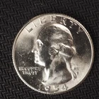 1954 *S* WASHINGTON SLVER QUARTER DOLLAR **NICE UNC COIN** FREE SHIPPING! C3627