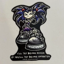 y2k 2000s vintage emo girl vending machine sticker by brand imports