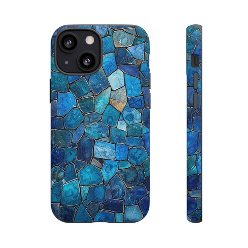 Blue Tortoise Glass Mosaic - Phone Cover Case for iPhone, Galaxy, Pixel - 第 94/281 張圖片