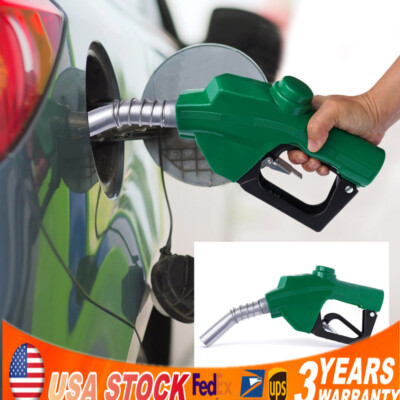 1'' Fuel Gun Hose Trigger Nozzle Manual Fits Diesel Oil Dispensing Transfer Pump