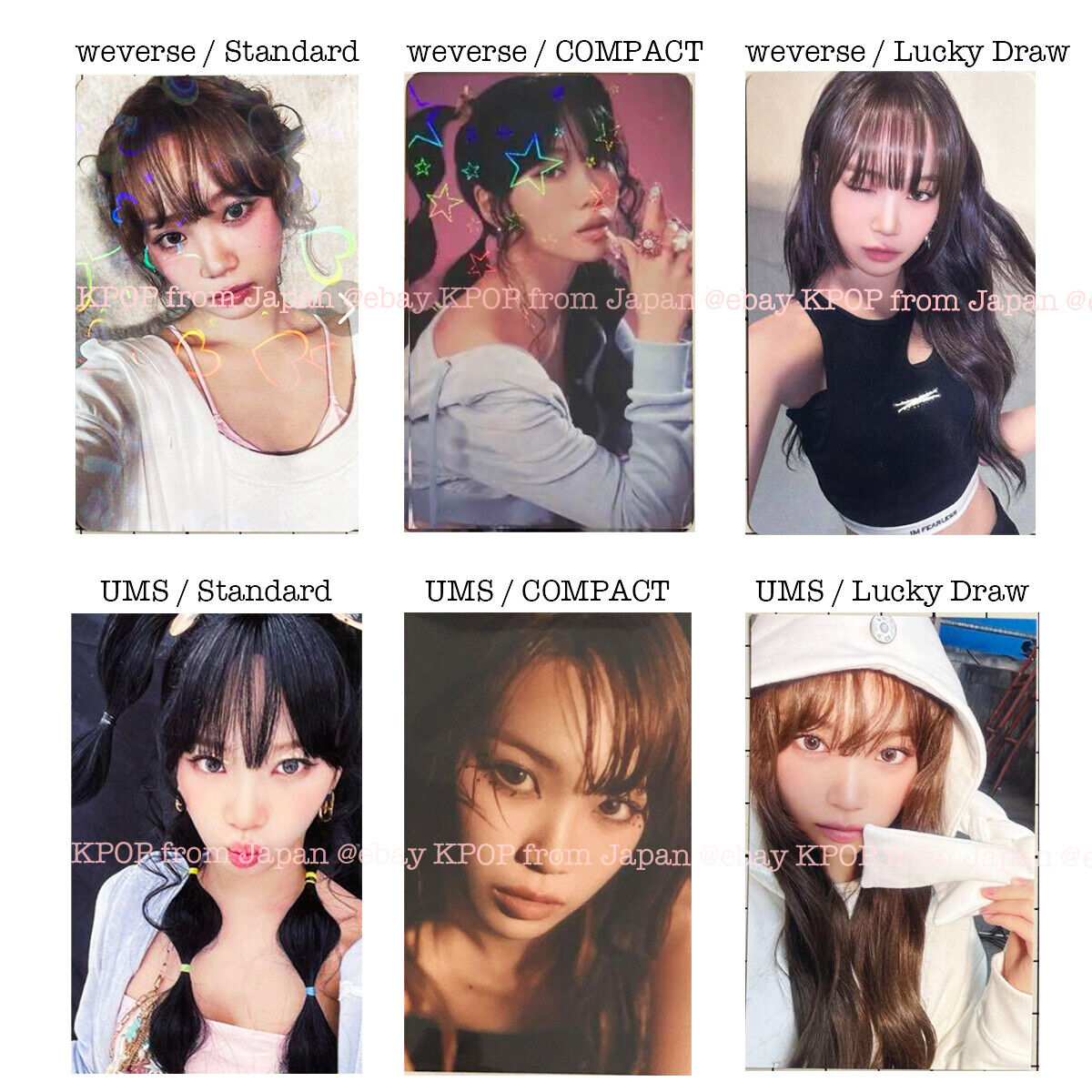 CHAEWON LE SSERAFIM EASY JAPAN Weverse UMS Lucky Draw POB CHAEWON LE SSERAFIM EASY JAPAN Weverse UMS Lucky Draw POB