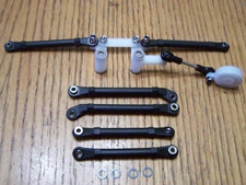 Fit Traxxas Rustler 2wd BL-2s Servo Saver Steering Bellcrank Camber & Toe Links