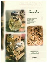 1988 Vintage Print Advertisement Demi Jour Houbigant Paris French Seduction 