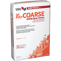 Usg Sheetrock 540790 Qt Poly Ceiling Spray Powder Texture Coarse