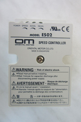Oriental Motor Speed Controller Model ES02 neu