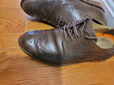 Cole Haan Men Shoe Carter Grand Size 8.5M Brown Wingtip  display picture 1