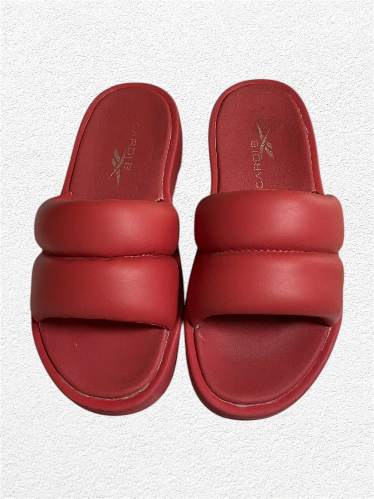 Sandali Reebok Cardi B Slide HP2219 rosso moderno donna taglia 6