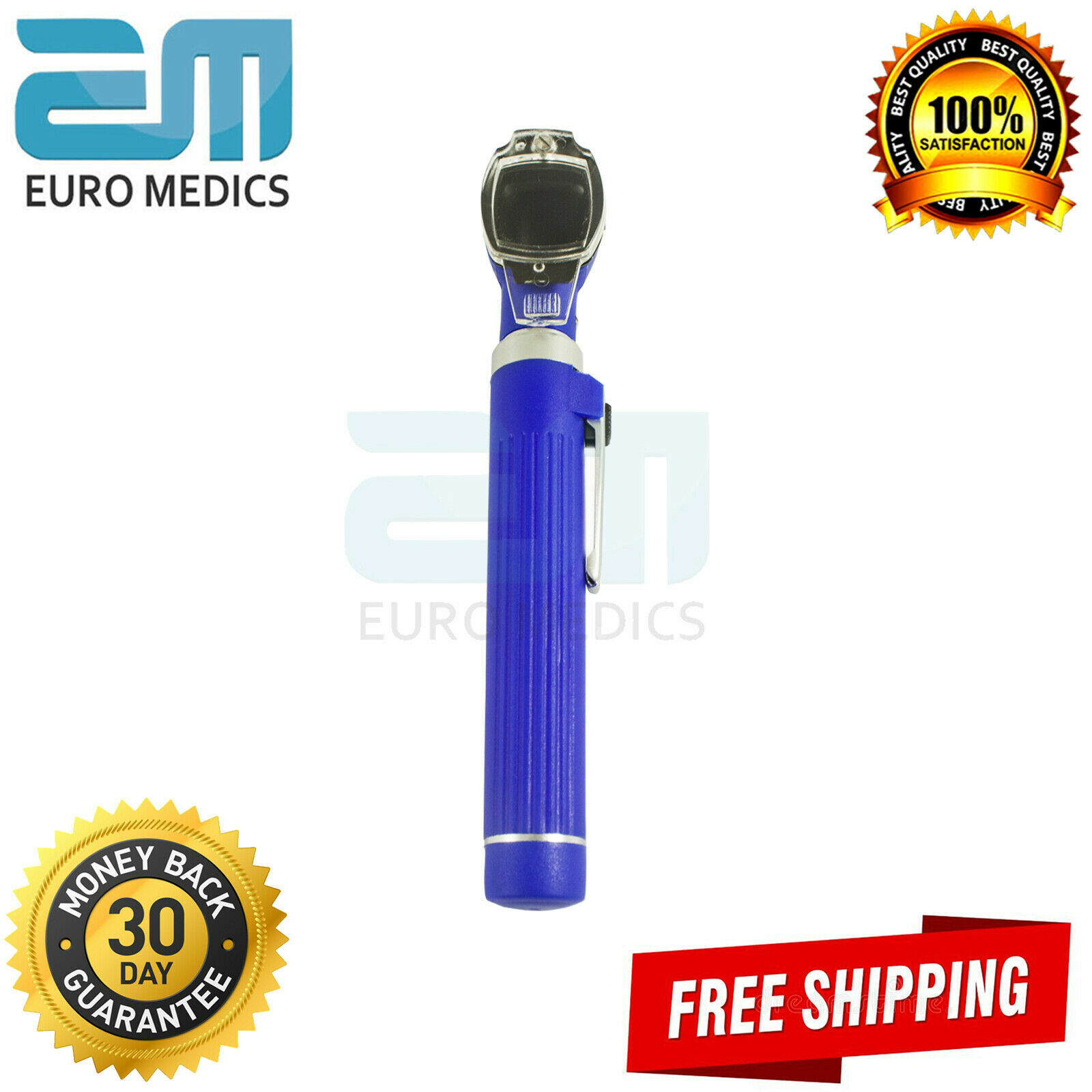 CE LED Mini Otoscope Fiber Optic Medical Diagnostic Examination Ear Otoscope UK Contino