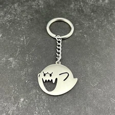 Boo Metal Keychain Super Mario Brothers