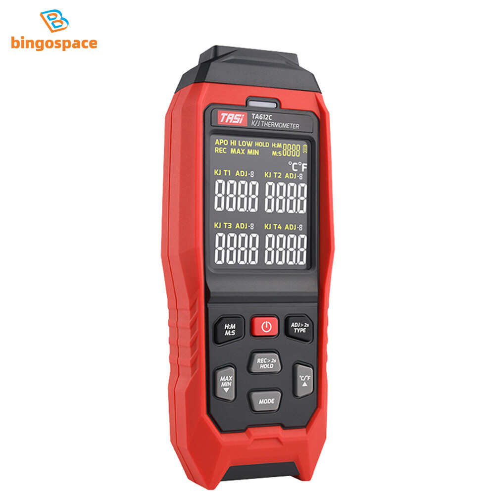 TA612 Thermometer Contact Digital Thermocouple Temperature Tester LCD Display