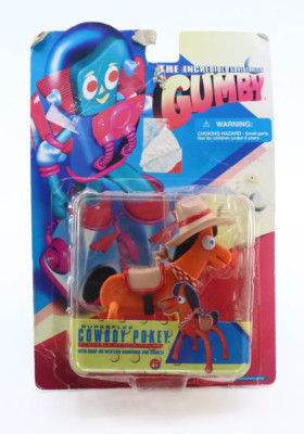 The Incredible Adventures of Gumby Superflex Cowboy Pokey 1996 Package Damage