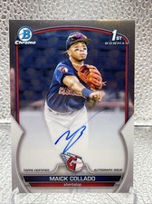 2023 Bowman Chrome Prospect Autographs #CPAMCO Maick Collado Guardians