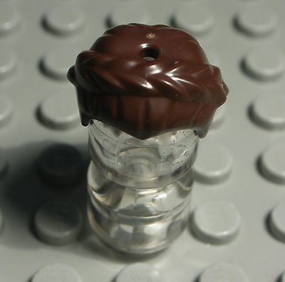 Lego Figure Accessories Hair Dark Brown for Woman Star Wars